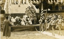 Pageant, cadets, band, etc., 1920s